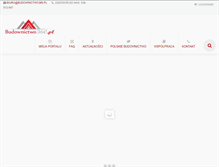 Tablet Screenshot of budownictwo360.pl